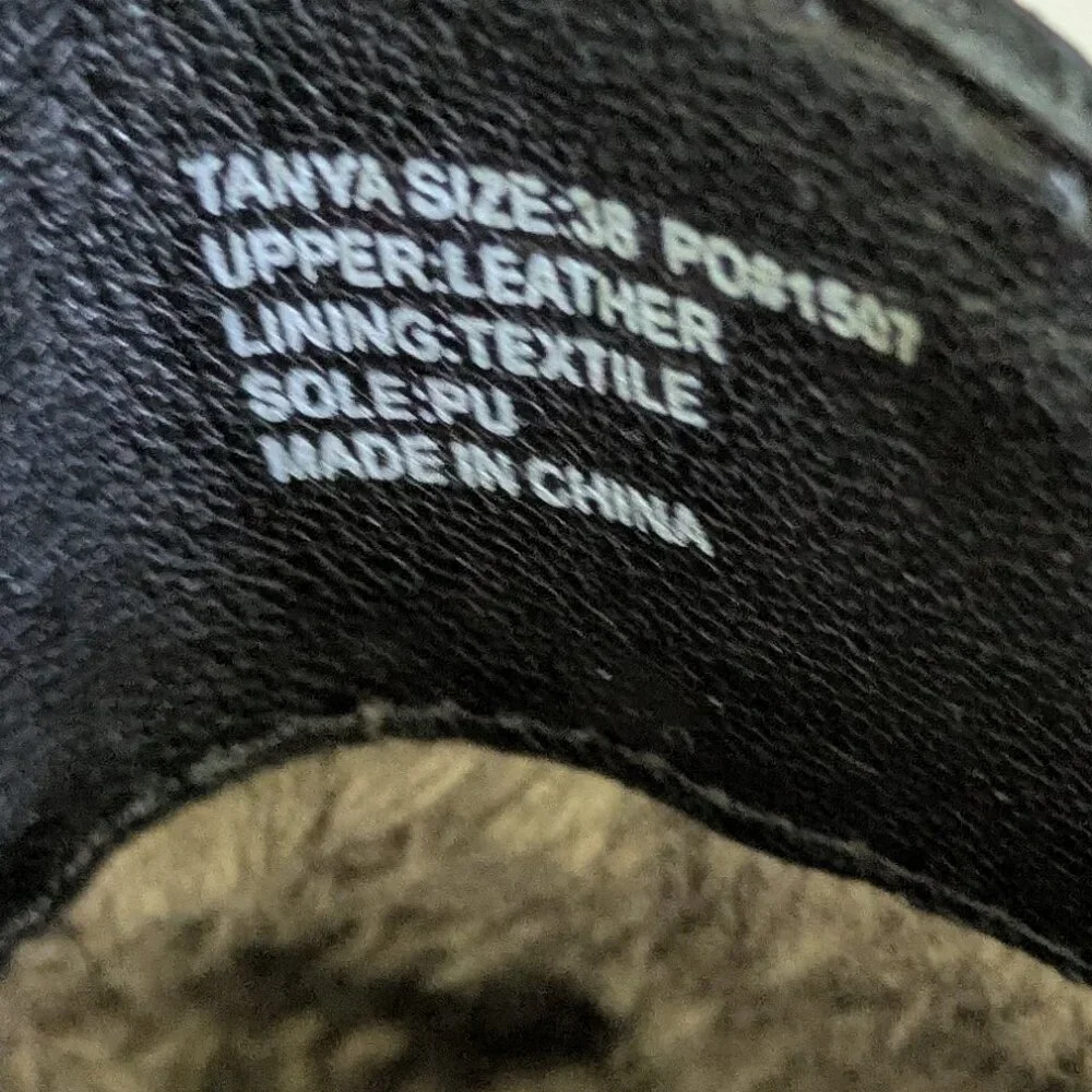 UMBERTO RAFFINI Tanya Boots Black Women's Size US 7.5/EU 38  $30.00 - Picture 5 of 8